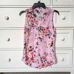 Express Original Fit Portofino Tank In Pink